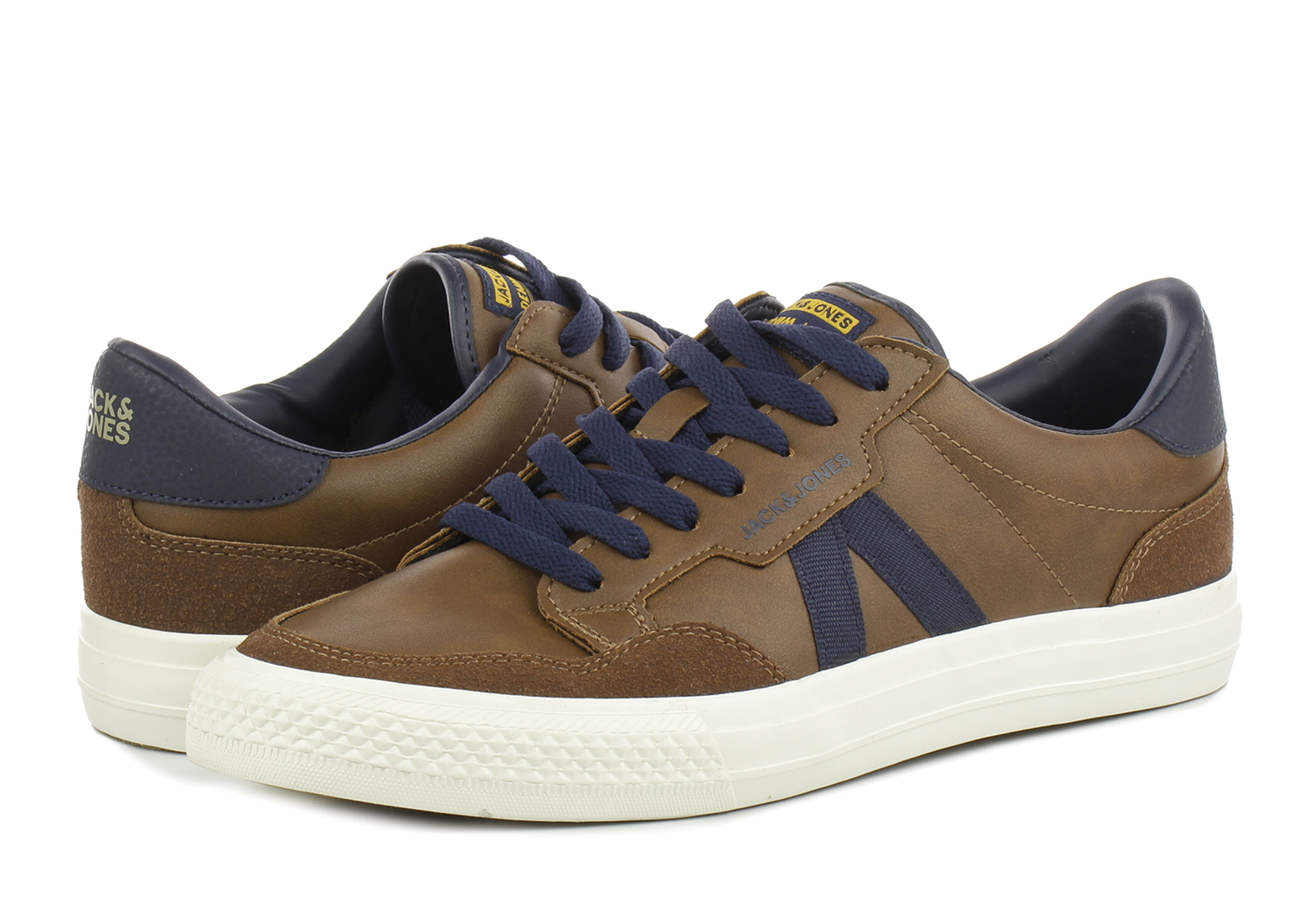 JACK & JONES Men's Jfwbaron Pu Combo Trainers, Anthracite, 42 EU, charcoal, 42 EU : Buy Online at Best Price in KSA - Souq is now