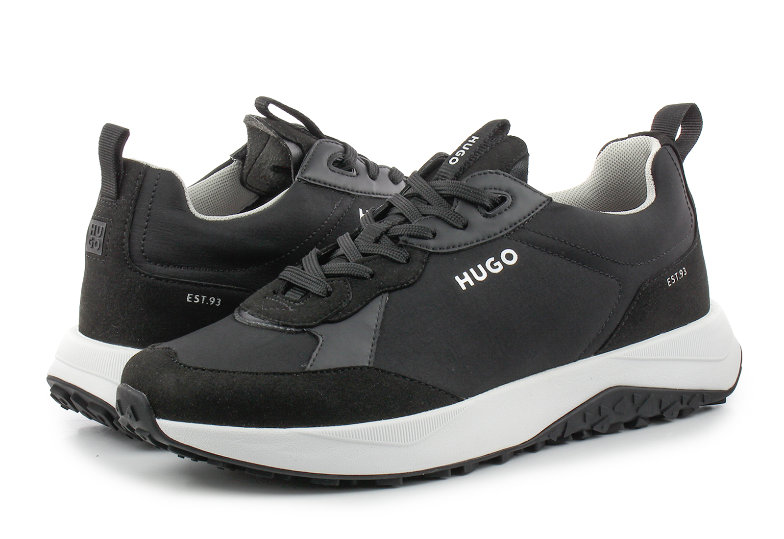 HUGO Fashion Crna Plitke patike - Kane Runn Mfny - Office Shoes Srbija