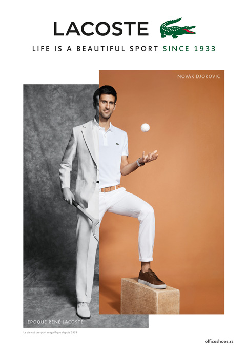 LACOSTE JESEN ZIMA 2017 Office shoes Srbija Novak Djokovic