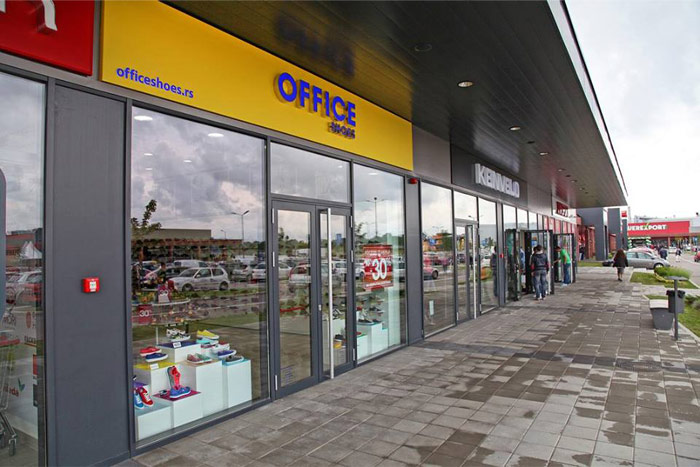 TC ZEMUN PARK Office shoes prodavnica cipela Autoput za Novi Sad